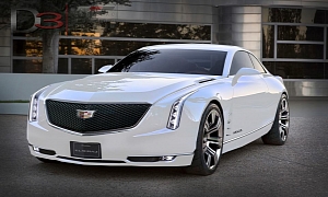 Cadillac Elmiraj Concept Rendered in White
