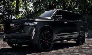 Cadillac Escalade ESV's Got the Hots for the Dark Side