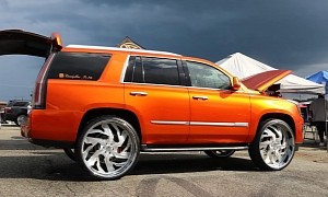 Cadillac Escalade on 30s Can Turn Any Parking Lot Into a Concert Hall