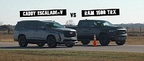 Cadillac Escalade-V Drag Races Ram 1500 TRX, Outcome Might Surprise You