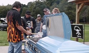 Cadillac Hearse Grilling Machine Makes Your Halloween Barbecue Perfect