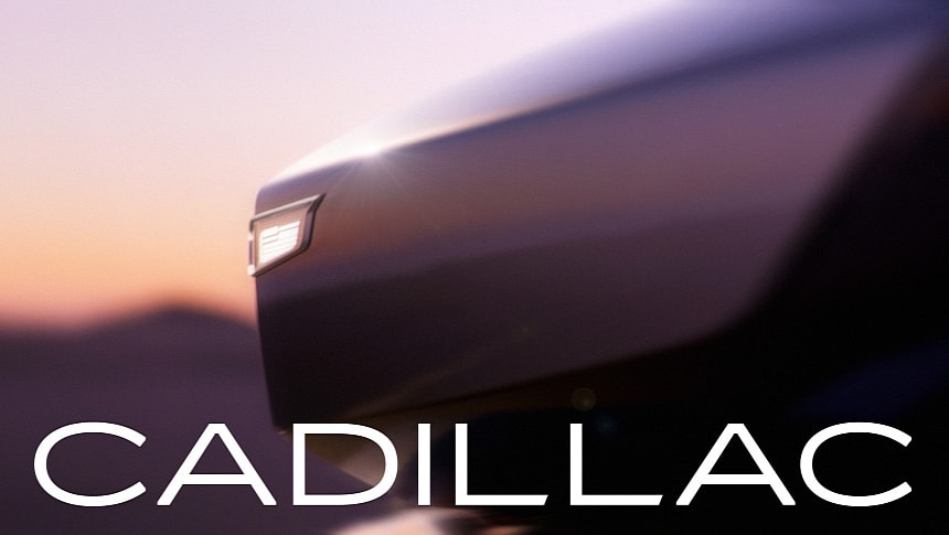 Cadillac Opulent Velocity EV concept first teaser