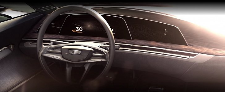 Cadillac's new concept vehicle - interior shots