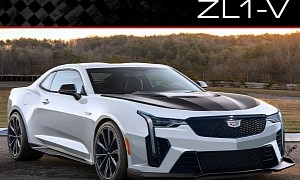 Cadillac ZL1-V Is Basically a Chevrolet Camaro Wearing a Digital Muscle Tuxedo
