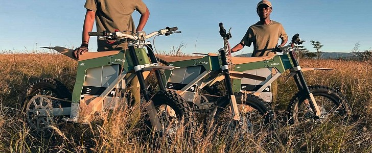 Cake anti-poaching electric motorcycles