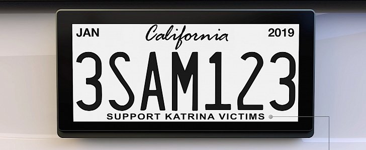 California digital license plate