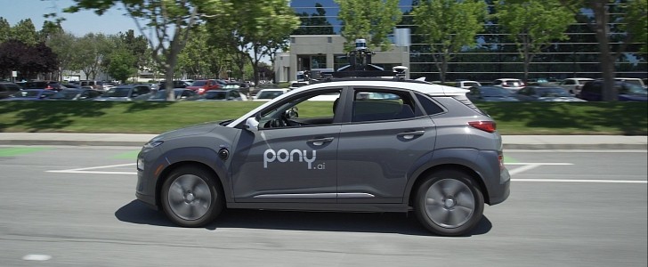 Pony.ai autonomous vehicle