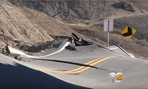 Californian Road Swells-Up as If an Arrakis Sandworm Went Underneath It
