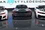 Camaro ZL1 and Challenger SRT Become the CGI Kings of the Slammed Widebody Realm