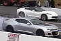 Camaro ZL1 and Corvette Z06 Go to ¼-Mile Civil War, Someone Gets Its Butt Kicked