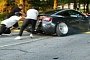 Camber-Style Scion FR-S Goes Viral by Getting Stuck