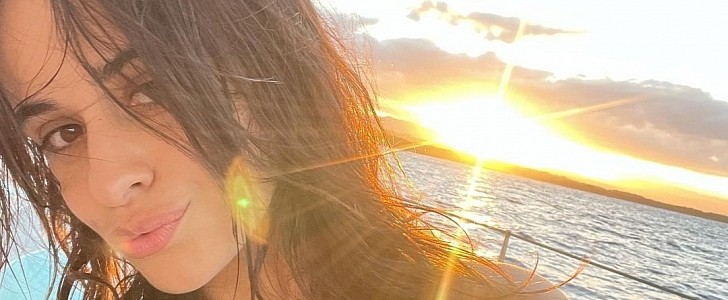 Camila Cabello on Yacht