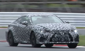Camouflaged RC F Appears in Official Lexus Clip