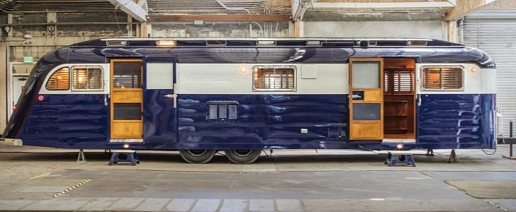 A hand-restored and upgraded 1950 Westcraft Capistrano Calypso camper can be yours for under $1 million