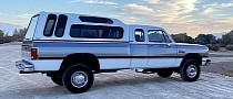 Camper-Shelled 1993 Dodge Ram Goes for $50K, Double What It Sold For New