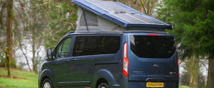 Campervan Co. Eco Evolution camper van based on the Ford Transit Custom PHEV