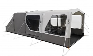 Campmaster Is an Inflatable Glamping Solution in a Lightweight Fiberglass Travel Trailer