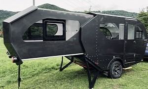 Campravan Raptor XC Fits an Entire Mobile Home Into a Rugged Teardrop Trailer