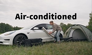 Campstream One Turns Your Tesla or Rivian Into an Air Conditioning System for Your Tent