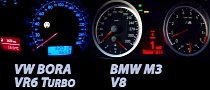 Can a Turbo VW Bora VR6 Keep Up with a Supercharged BMW E92 M3?