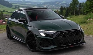 Can't Make the Scene Without Goodwood Green, 200-Only ABT 2023 RS3-R Sportback Is Smokin'