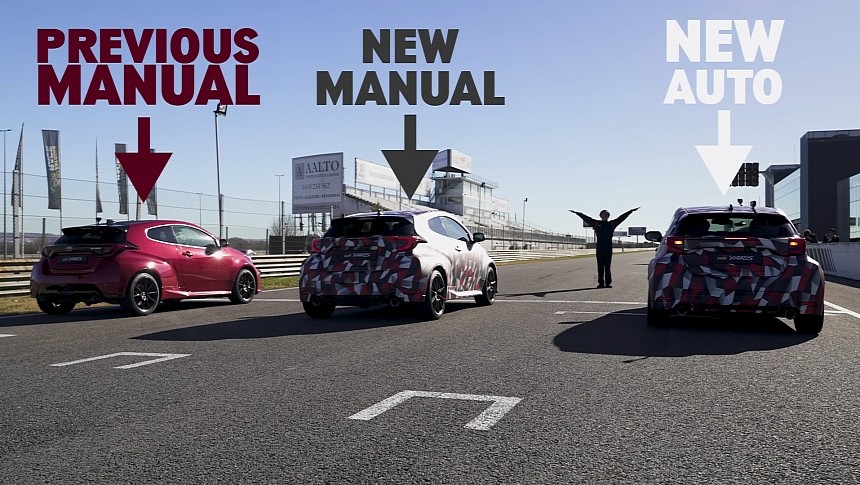 2024 GR Yaris Auto vs. 2024 GR Yaris Manual vs. 2020 GR Yaris Manual