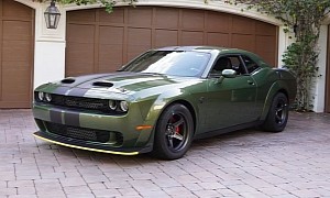 Can You Believe This 2022 Dodge Challenger SRT Super Stock Has Only 80 Miles?