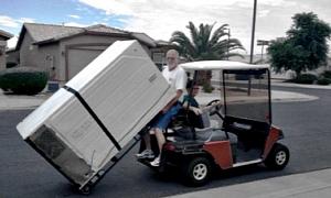 Can You Move a Fridge with a Golf Cart?
