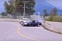 Canadian Boxy Volvo Drifter Goes All Formula D On the Street with Extreme Angles