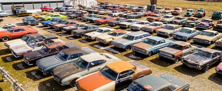 Canadian property for sale, it includes over 300 cars