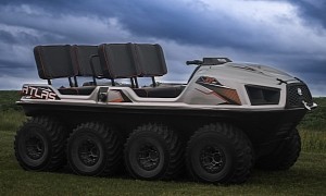 Canadian-Made Atlas EV Claims to Be the World's First Fully Electric Amphibious 8x8 XTV