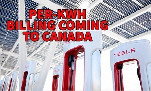Canadians to Finally Get Per-kWh Billing at Tesla's Supercharger Stations