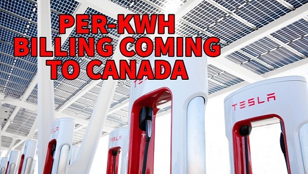 Canadians will finally get per-kWh billing at Tesla's Superchargers