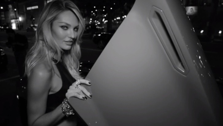 Candice Swanepoel in her latest clip