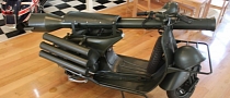 Cannon-Loaded Vespa 150 Is a Dangerous Toy