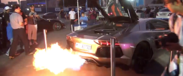 Capristo Lamborghini Aventador Flames 
