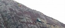 Car and Driver Survive Drop Down a Famous and Scary 800-Foot Cliff in Canada
