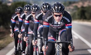 British Woman Going the Wrong Way Strikes Six Giant-Alpecin Riders with Her Car