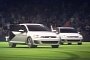 Car Football: Golf GTIs Recreate Germany's World Cup Victory