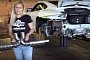 Car Girl Rolls Up Her Sleeves, Installs Porsche 911 GT3 Titanium Exhaust