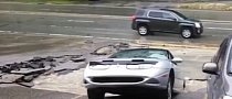 Pennsylvania Car Is Swallowed By Sudden Sinkhole After Old Storm Drain Collapses