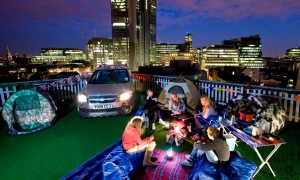 Car Park Campsite in London from Chevrolet