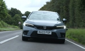 Car Reviewer Smitten by 2023 Honda Civic e:HEV Thinks It's the Perfect Family Hatchback