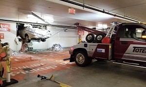 Car Slams Through Walmart Store Wall Leaving Employees Locked in the Freezer