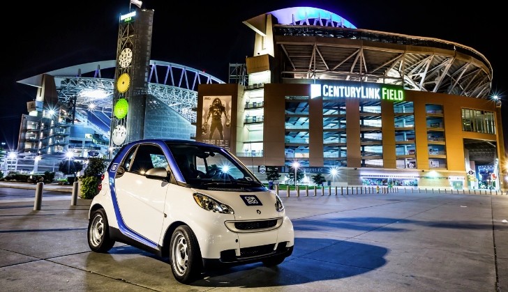 smart fortwo car2go Seattle