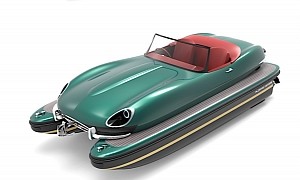 Carbon Fiber Motorboat Looks Just Like the Jaguar E-Type, Last of an Exciting Batch