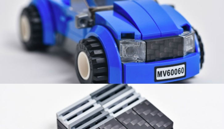 Carbon Fiber Tiles Are 21st Century Wraps for Your Lego Car