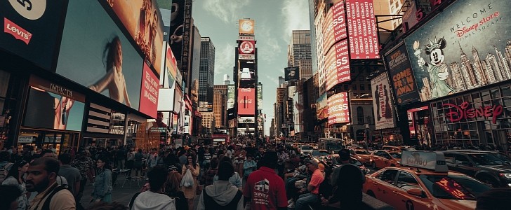 Crowded NYC