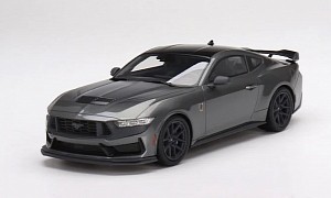 Carbonized Gray 2024 Ford Mustang Dark Horse in 1:18 Scale Looks Like the Real Thing