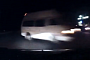 Careless Minibus Driver Causes Horrible Accident at Night